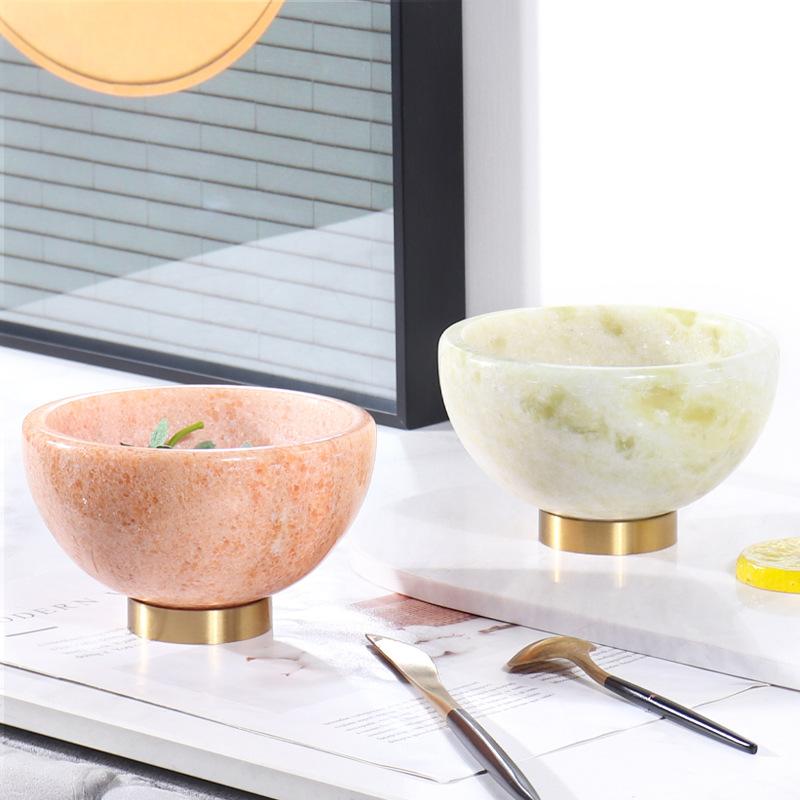 Natural Marble Storage Tray, Fruit Tray, Living Room Countertop Snacks, Candy Storage Bowl, Small Accessories, Decorative Tray