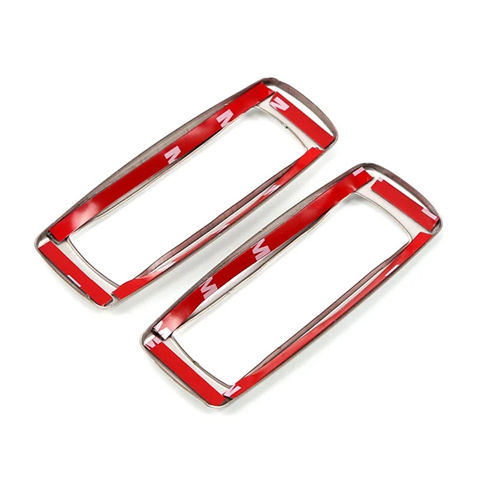 Dla Skoda Karoq 2017-2024 Przedni Tylny Lampka do Czytania Pokrywa Lampy Listwa Ozdobna Akcesoria Samochodowe Dekoracyjna Naklejka ze Stali Nierdzewnej