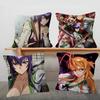 Anime HIGHSCHOOL OF THE DEAD Cute Cartoon L Game Cushion Cover Pillowcase Upholstery Sofa Throw Pillow Home Decor Pillowcas