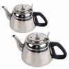 1.5L Stainless Steel Tea Pot Coffee Pot With Removable Filter Durable Hot Water Kettle For Loose Leaf Tea Home Restaurant Teawar
