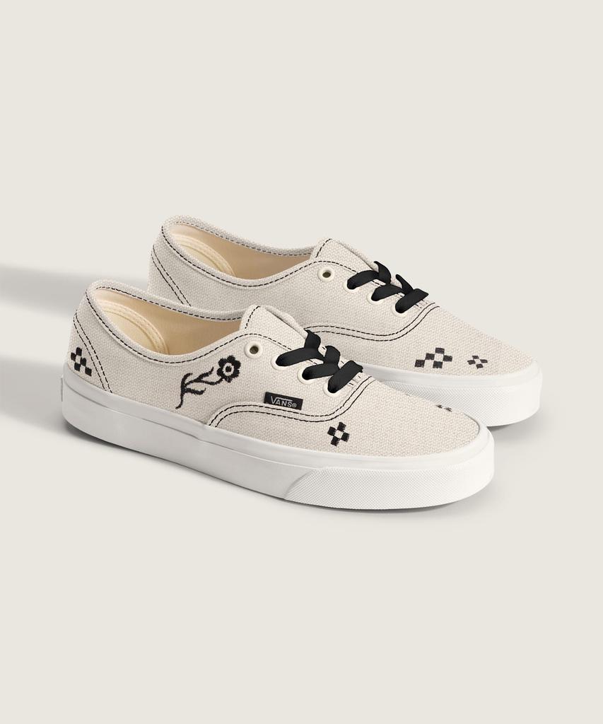 Vans Authentic - Embroidered Cream: Black / Vn000D6Ge4O1