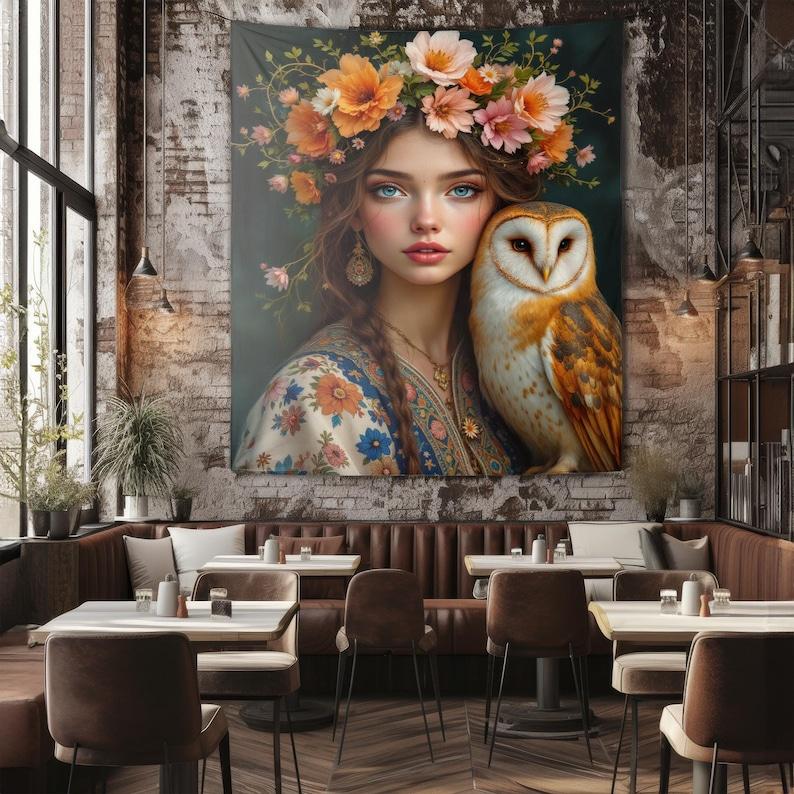 Bohemian Goddess tapestry 75x100 чёрный
