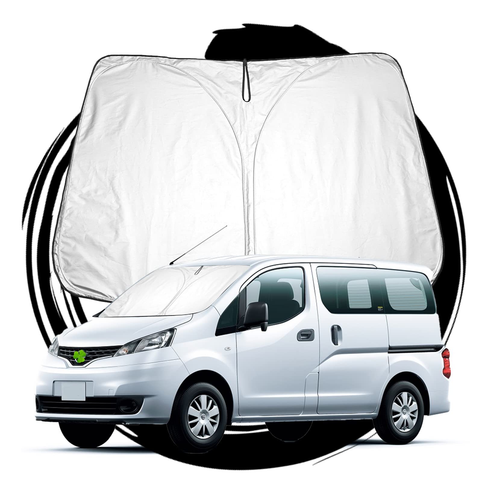 

Ruiya Nissan NV200 Vanette Солнцезащитная шторка на лобовое стекло автомобиля со складной УФ-защитой для автомобиля Без присосок Индивидуальная солнцезащитная шторка, Защита, Кемпинг, Требуется, Запчасти… чёрный