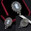 Vintage Cameo Victorian Style  Wedding Party Women Pendant Brooch Pin