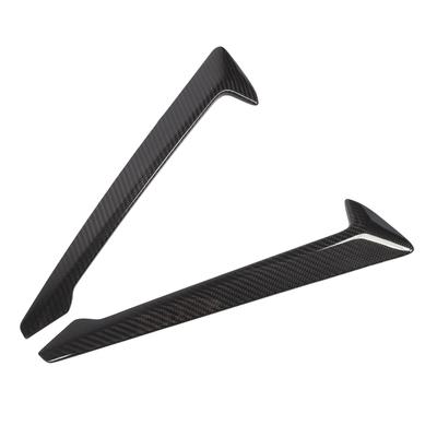 1 Paar Zijdelingse Luchtuitlaat Decoratie Koolstofvezel Beschermend Glanzend Decoratief Zijvleugel Luchtuitlaat Decoratieve Afdekking Voor X5 X5M F95