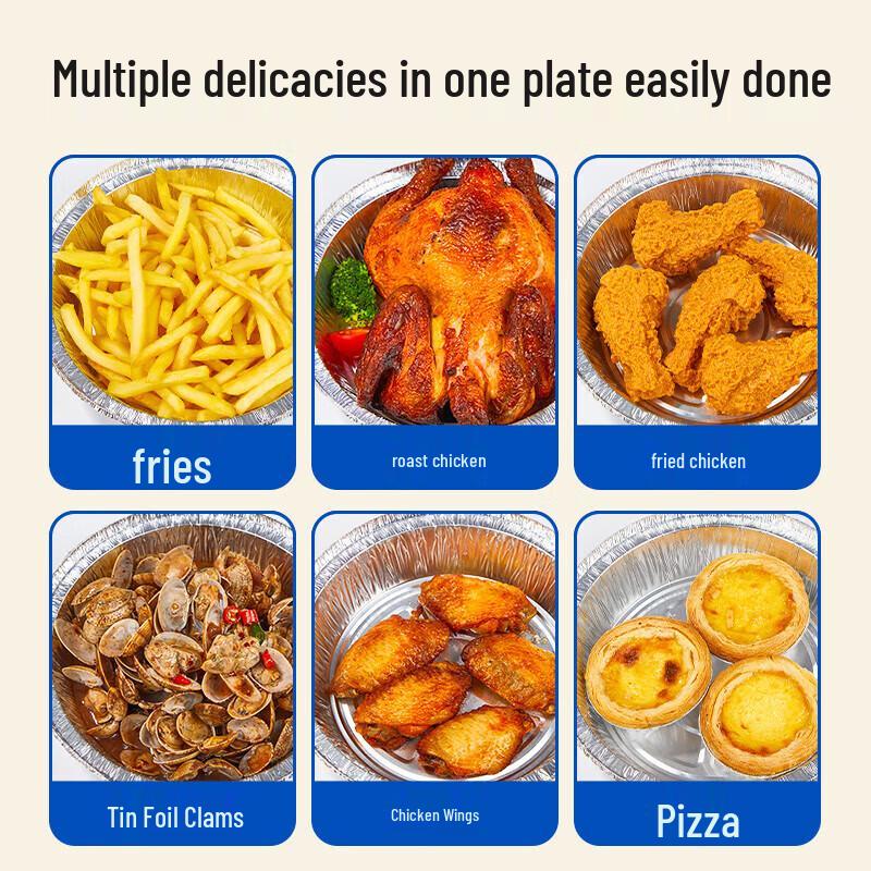 YOUAO Air Fryer Disposable Aluminum Foil Pans
