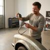 Metal Funnel with Flexible Hose Long-Lasting for Garage, Repair Shops, Mechanics