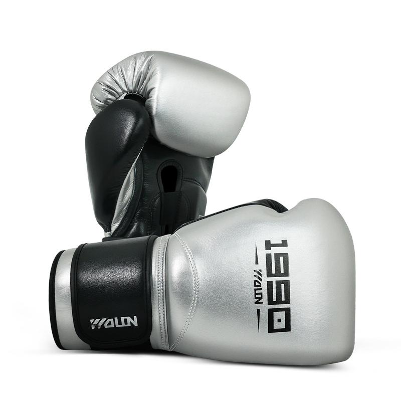 Wolon Custom Durable Breathable Boxing Gloves for Closure Full Finger Design Bigl Wolon Leather 10oz-16oz Sizes for Training 12 oz