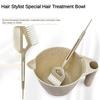 Premium Salon Hair Dye Kit 3PCS Hair Coloring Brush and Bowl Set DIY Hair Dyeing Bleach Barbershop Hair Color Applicator Tools