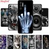Phone Case For Tecno Pova 3 Case Cool Wolf Lion Cat Black Silicone Soft Phone Cover For Tecno Pova 3 Back Cover Case Pova3 Funda