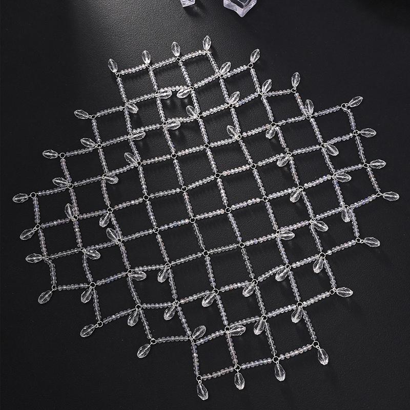 Tassel Headdress Jewelry Fashion Bling Hat Headbands Mesh Hair Chain Bridal Wedding Hair Accessory