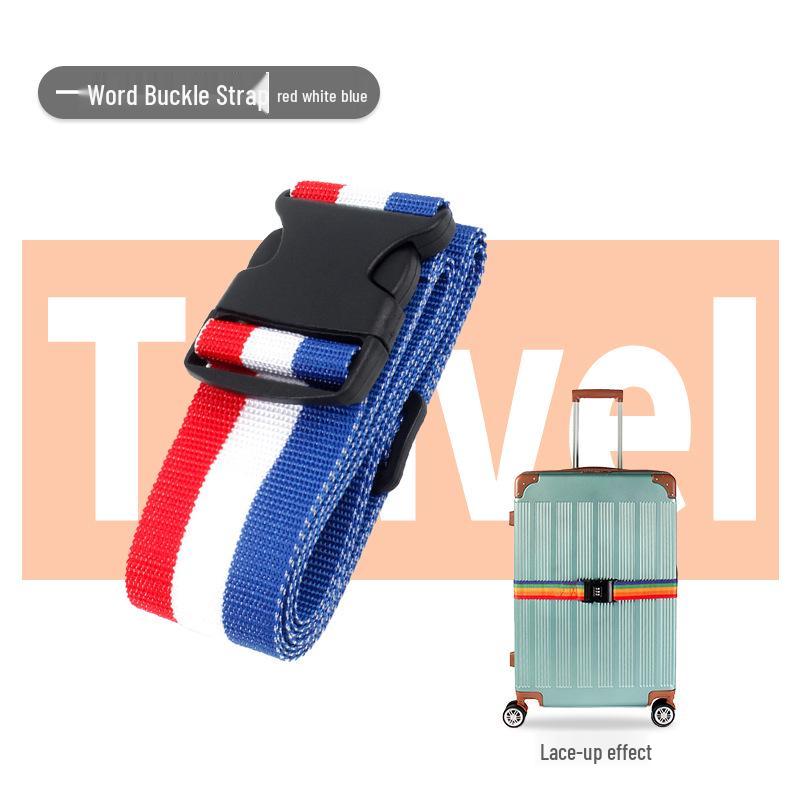 Polypropylene One-Word Luggage Strap for Suitcase Reinforcement with Wheels