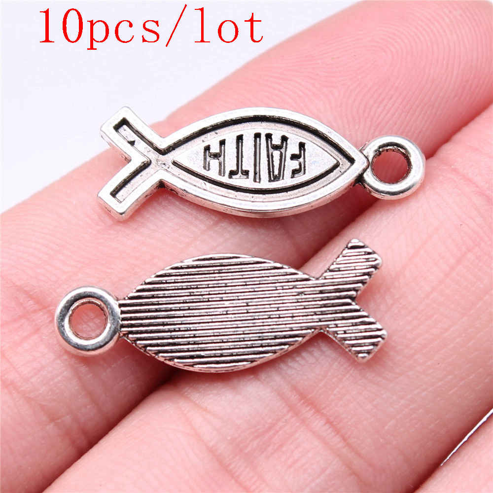 Fish Bone Charms For Jewelry Making Pendant Diy Crafts Accessories