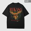 T-shirt Graphique Manga Anime Mikasa Attack on Titan Vintage Unisexe Cadeau Anime