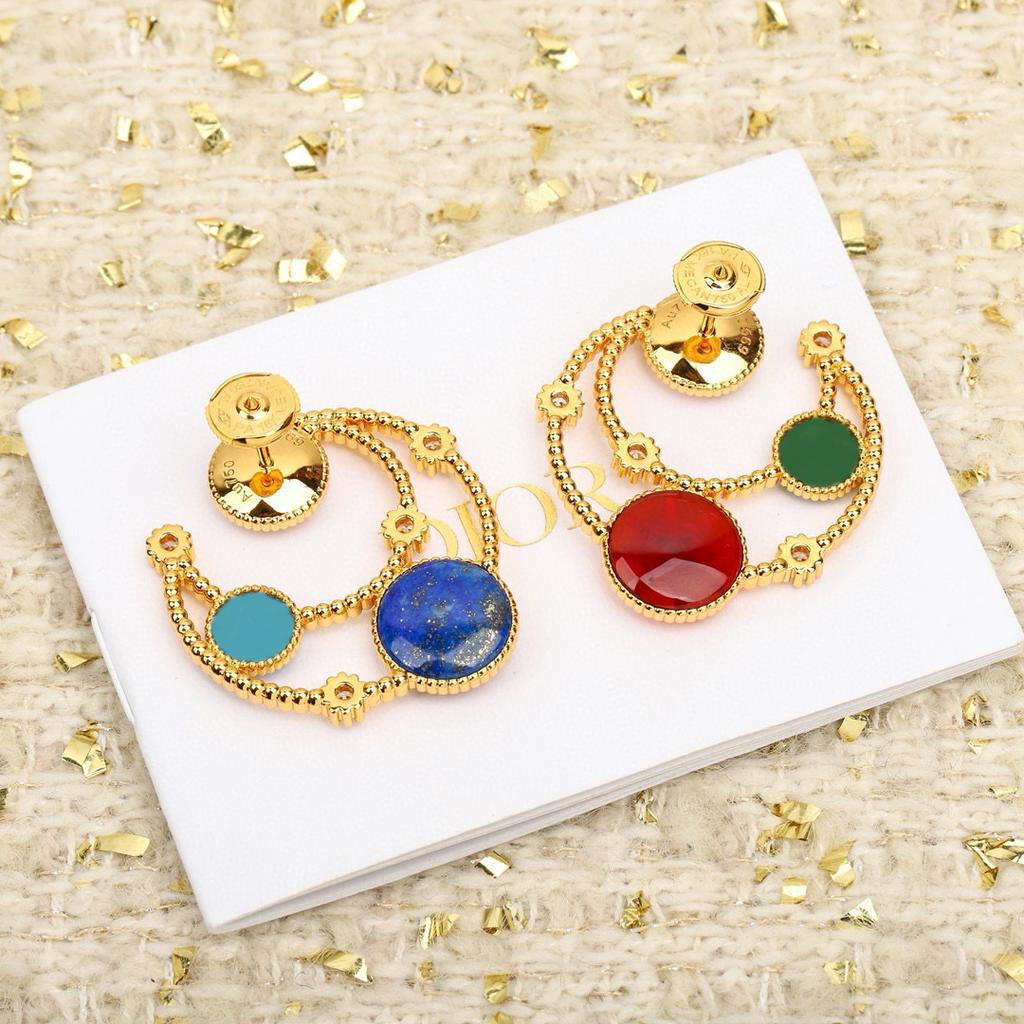 Hot Brand Vintage Earrings for Women Luxury Jewelry Fashion Diamond Compass Designer Eardrop Pure 925 Sliver Lady Stud Earrings