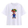 226 Super Mario Bros ShortSleeved  Kids TShirt 100 Cotton Game Accessories for Girls Suitable for Students Boys Clothes