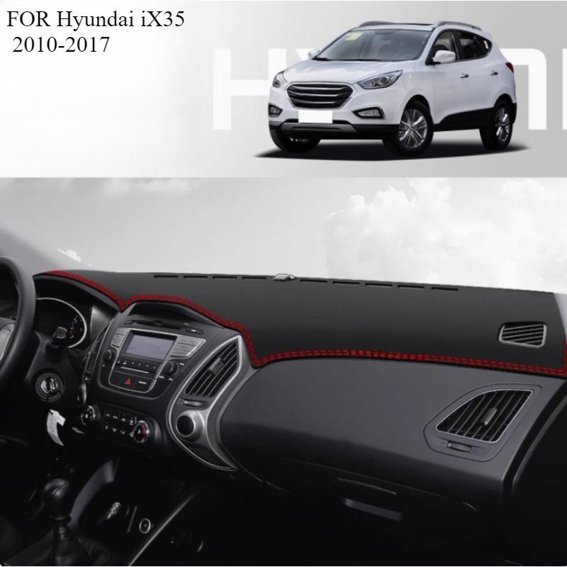 ДЛЯ Hyundai iX35 2010-2017 Автомобильный коврик на панель приборов Dashmat Накладка на панель приборов Защита от солнца Накладка на приборную панель Ковер Аксессуары front  A