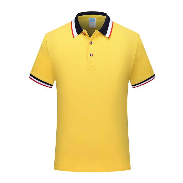 

YDD A011(WY528) Модна бавовняна триколірна смугаста сорочка ПОЛО з лацканами 200 г XL