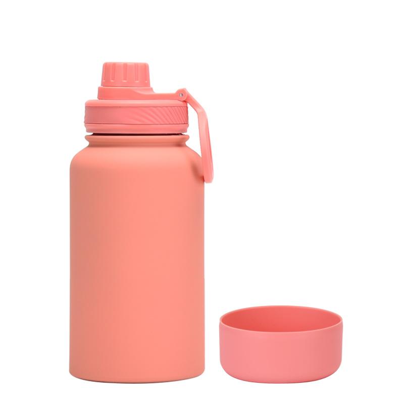 650Ml Stainless Steel Thermos Cup Non-Slip Outdoor Portable Water Cup Simple Wide Mouth Sports Kettle
