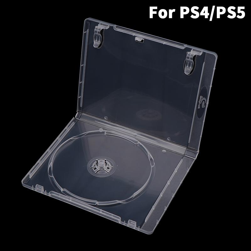Cd Game Case Protective Box Compatible For Ps4/Ps5 Game Disk Holder Cd Dvd Discs Storage Box Cover Dropship