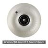 16 inch Balloon Wheels Replace Parts High Performance Accessories Inflatable Balloon Tire Gray for Kayak Trolley Fishing Cart