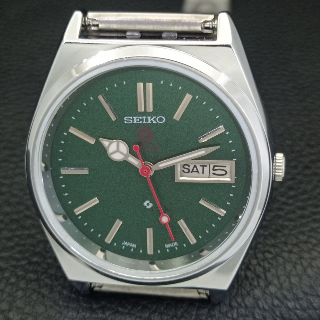 VINTAGE SEIKO EXPO 70 AUTOMATIC 6309A REFURBISHED JAPAN MENS WATCH A441811-i