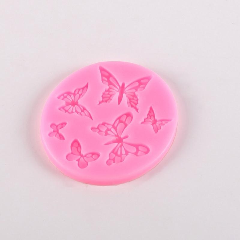3D Butterflies Shaped Silicone Flexible Food Grade Mould Clay Resin Ceramics Candy Fondant Candy Chocolate Soap Mould