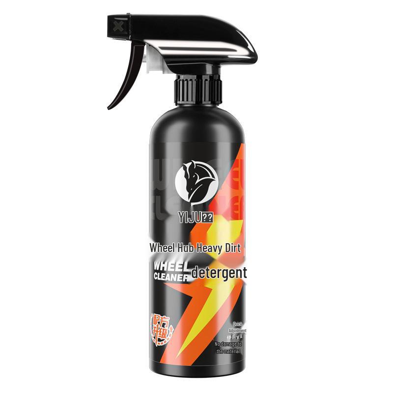 Wheel & Tire Rust Remover Spray - Cleans Car Rims, Eliminates Iron Powder, Safe for Aluminum Alloy