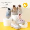 Toddler Soft Sole Non-Slip Unisex Baby Shoes, Indoor Lightweight Sock Shoes with Cartoon Patterns, for Ages 0-3 Years.