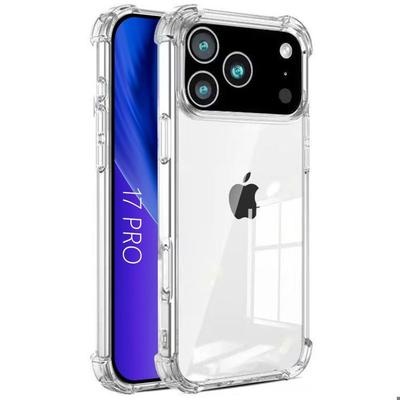 Protective Case - BOOLING - for iPhone 17 Pro - Silicone - Shockproof - Transparent