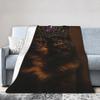 Warm Soft Blanket Girls Boys Travel Donut Cat Dungeon Crawler Carl  Throw Blanket  Flannel Bedspread For Couch Bed Sofa Bed