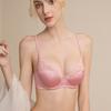 French New Lace Soft Steel Ring, Sexy Thin Underwear, Big Breasts and Small Breasts, Gather Together, Anti-sagging and Comfortable Bra Set.