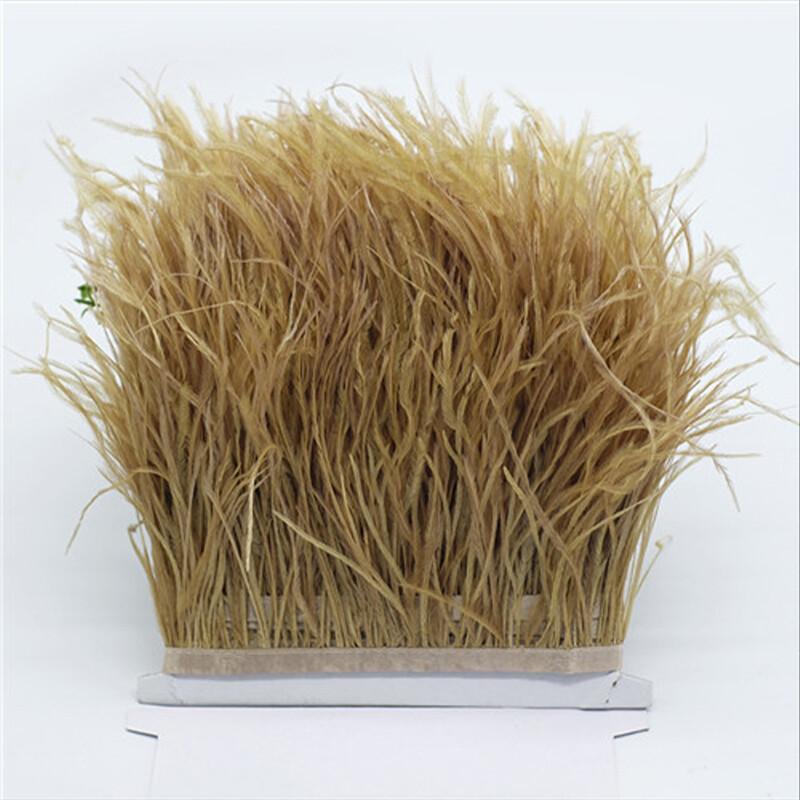 Natural Ostrich Feather Ribbon Trim 10M Diy Sewing Decor for Wedding Dress Clothing Craft Needlework Handicraft Feather Cloth