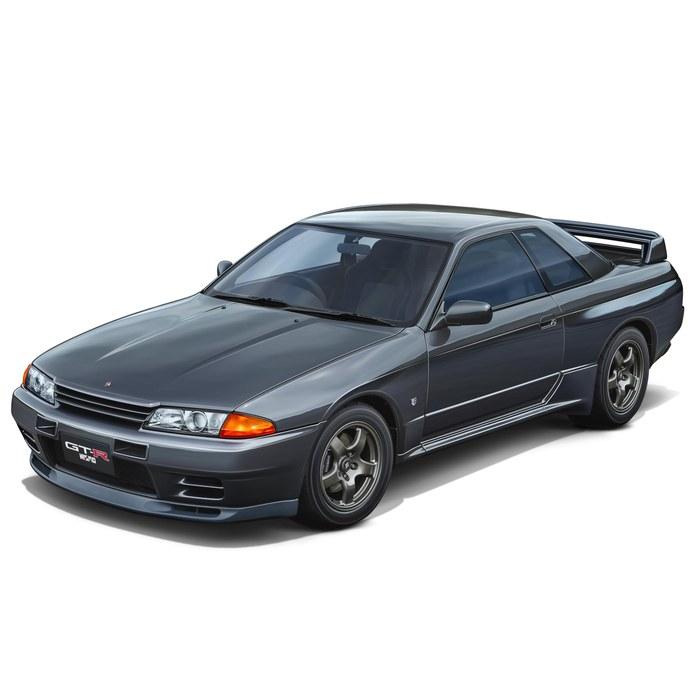 Aoshima 1/24 Scale Skyline GT-R NISMO (BNR32) Nismo 40th Anniversary Assembly Kit with Case - Black