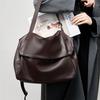 Burminsa Cowhide Genuine Leather Soft Large Hobo Shoulder Bags For Women 2026 Luxury Designer Big Messenger Tote Ladies Handbags