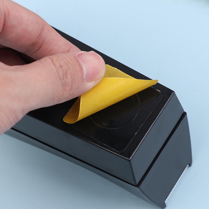 1 Stück Schwarzer Desktop Mini-Klebebandabroller Klebebandabschneider Mit Anti-Rutsch-Basis Abroller Klebeband Nachfüller Spender Für Büro Schulbedarf