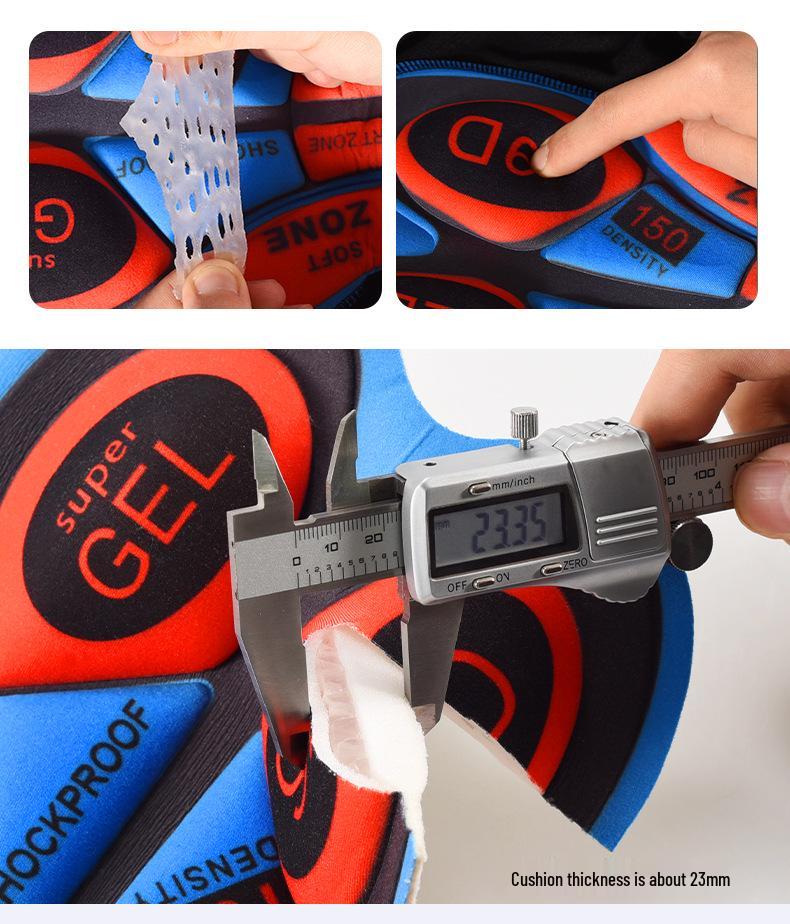 Unisex Cycling Underwear with Thick Silicone Seat Pad, Quick-Dry, All-Season MTB/Road Shorts