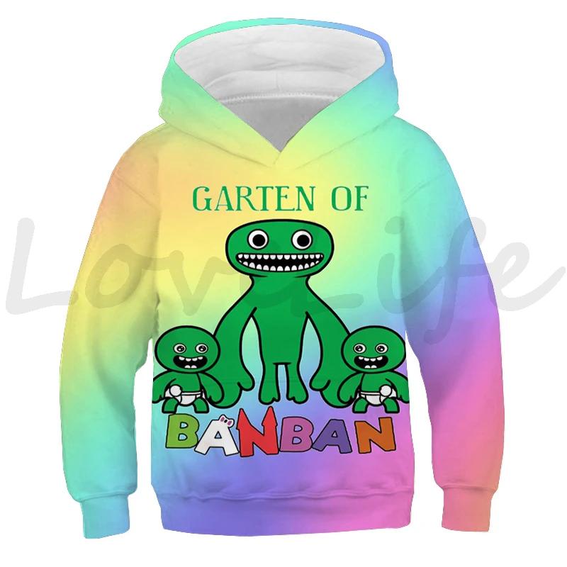Children Garten Of BanBan Hoodie Boys Girls Sweatshirts Tops Kids Cartoon Pullover Harajuku Hoody Autumn Outwear Sudadera
