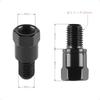 Evermotor 10mm Motorcycle Mirror Conversion Adapter 2 x Positive Screws 1 x Reverse Screw Adapter (3 Pieces) Black