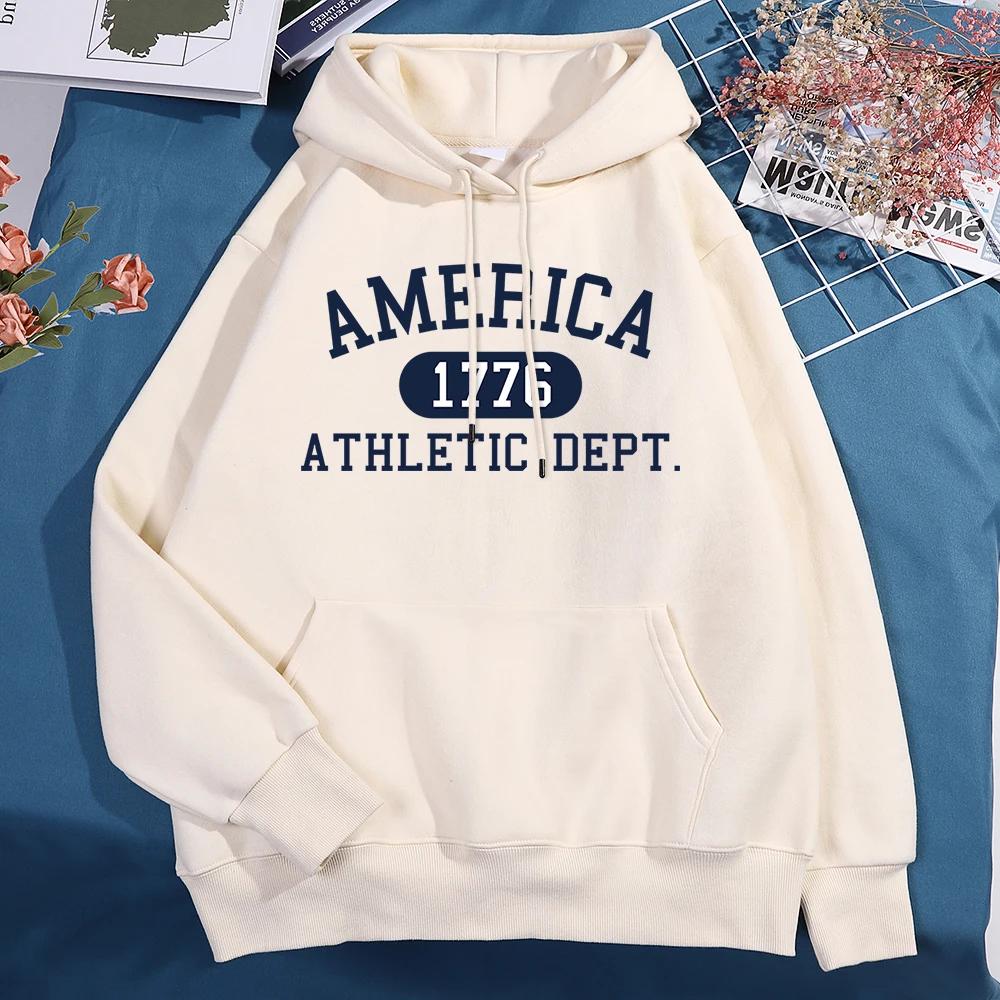 Amerika 1776 Sportabteilung Buchstaben-Hoodie für Männer Frauen Neuer Pullover-Hoodie Rundhals-Pullover Hoodies Lässiges Pullover-Sweatshirt