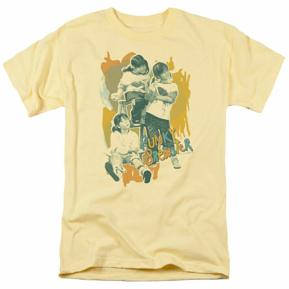 

26 Punky Brewster Tri Punky T Shirt Mens Licensed Classic TV Show Tee Banana Unisex T-Shirt XXXXL