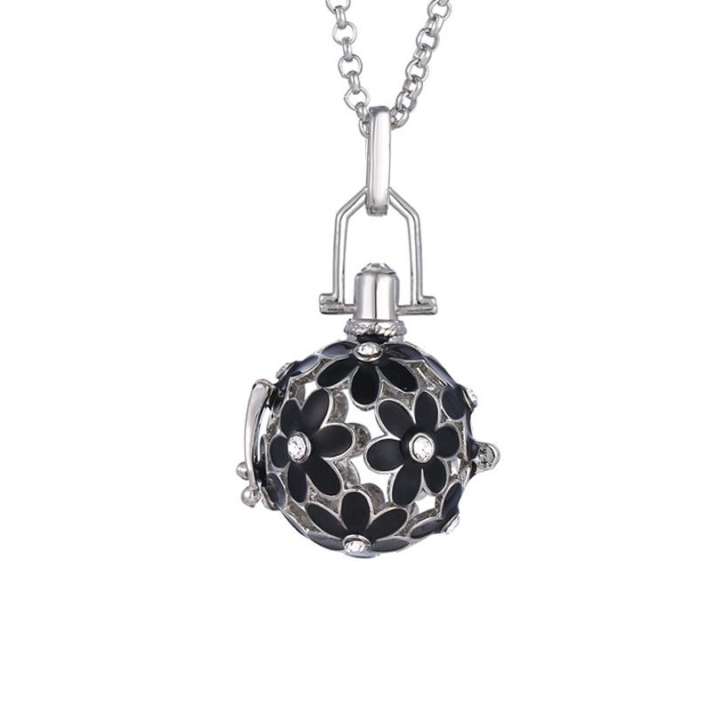Aromatherapie Engelenvleugels Kleurrijk Zirkoon Kooi Medaillon Ketting Gloeiende Warme Bal Vrouw Mode Cadeau Diffuser Hanger Sieraden