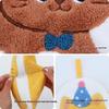 Cartoon Cats Dog Bathroom Hand Cloth Absorbent Hand Cloth Hanging Towels Soft Quick Drying For Kitchen And Bathroom Household