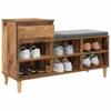 Shoe Cabinet in Vintage Wood Look 102 x 36 x 60 cm Engineered Wood