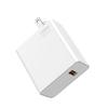 120W Schnellladeblock UK EU US Universeller Stecker Duale USB-A- und Typ-C-Anschlüsse Tragbares Ladegerät für Zuhause, Büro, Reisen