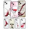Red Wine Glass Art Case For Samsung Galaxy M31 M11 M21 M14 M34 M54 M12 M32 M52 M15 M13 M16 M36 M56 M53 M35 M55