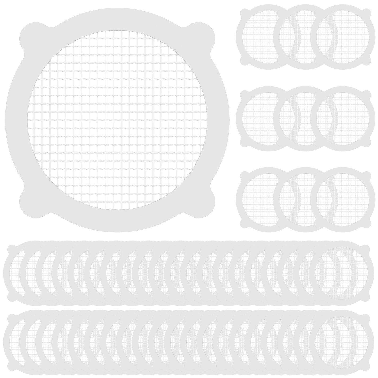 

50/100 шт. Наклейки для слива волос из стекловолокна для ванной комнаты, туалета, самоклеящиеся наклейки для слива пола, простые в использовании, слив волос