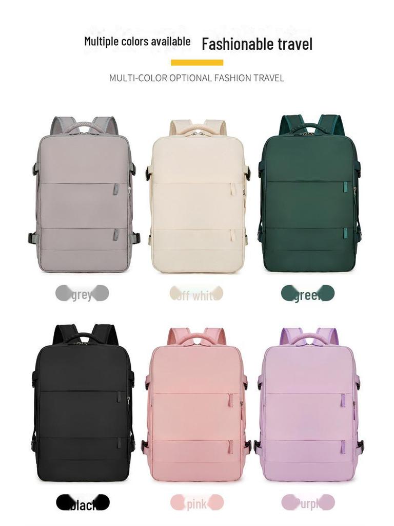 Women's Large-Capacity Lightweight Travel Backpack for Short Trips