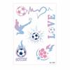 Y2k Spicy Girl Football Tattoo Stickers Featuring Fun Cartoon Ball Instant Decals  Abdominal Waist