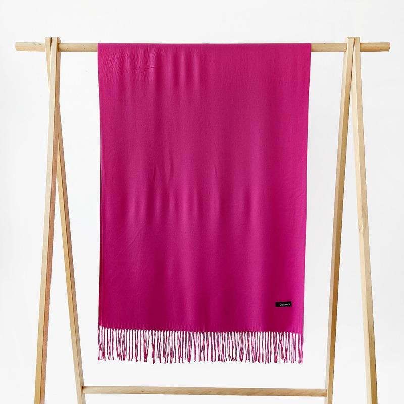 Autumn and winter new monochrome scarf cashmere scarf men and women couples scarf versatile shawl